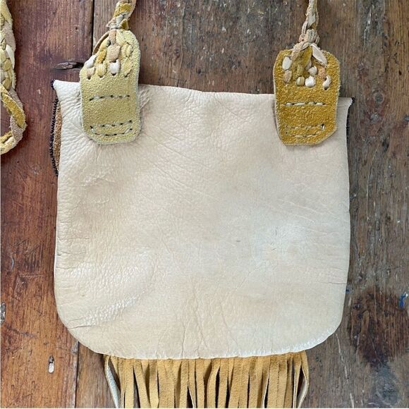 Vintage Native American Leather Crossbody Purse - Picture 10 of 14